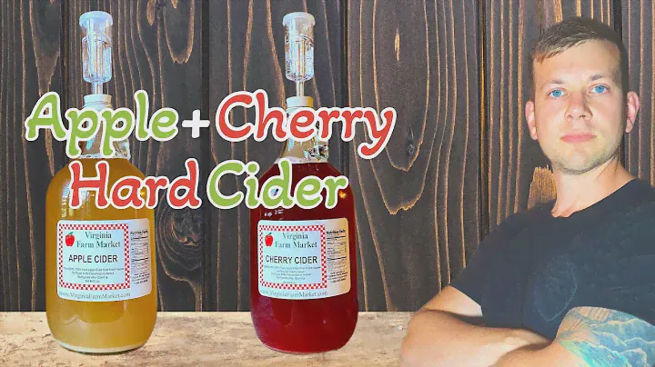 Making Hard Apple and Cherry Cider With Ale Yeast | Safale S-04 Ale Yeast #homebrew #cider