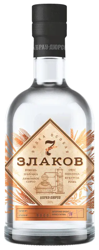 Водка Абрау-Дюрсо, «7 Злаков», 0.7 л
